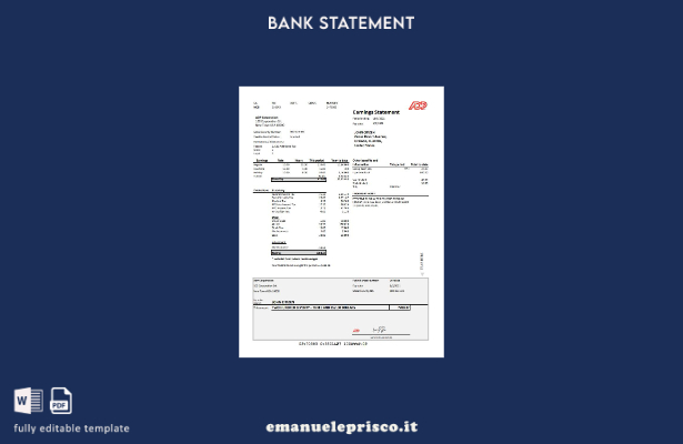Modello Excel di dichiarazione degli utili ADP USA in stile verificato