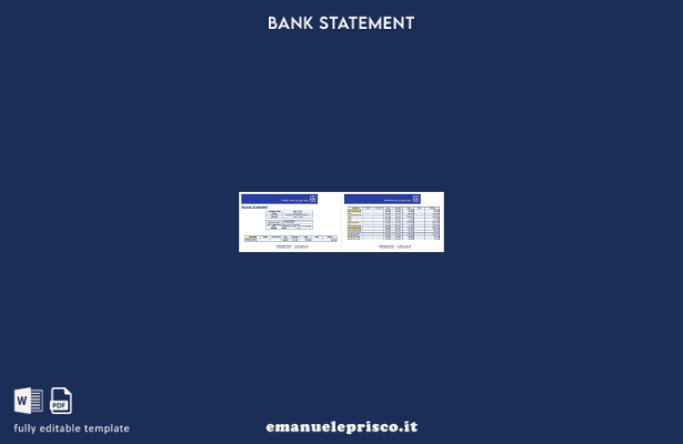 modello di pagine di parole dell'estratto conto bancario di Alrajhi dell'Arabia