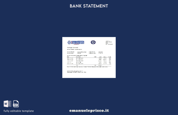 stile verificato Nepal Bank Modello di parole dell'estratto conto bancario del N