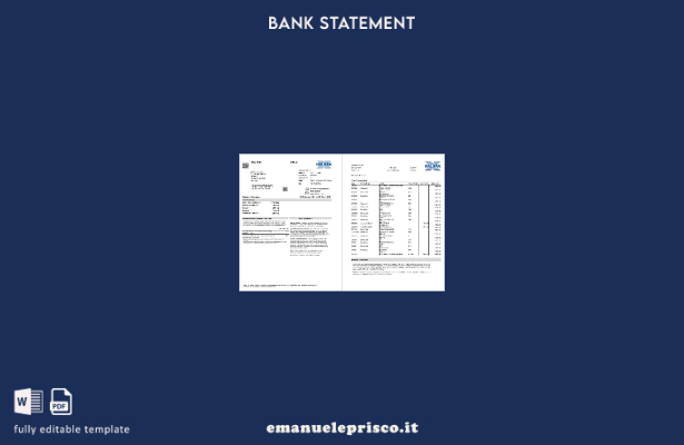 stile verificato modello excelt (pagine) di prova dell'indirizzo della banca di