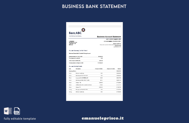 stile verificato Modello di dichiarazione dell'organizzazione Tanzania BancABC M