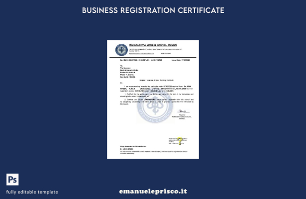 stile verificato India emissione di certificato di buona reputazione Modello Wor