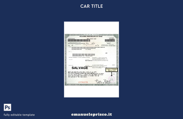 Modello di certificato di salvataggio del Missouri USA in stile verificato