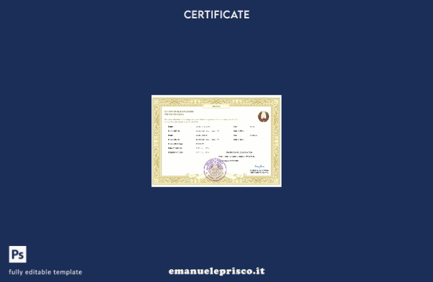 certificato di matrimonio bielorusso in stile verificato modello Word e PDF