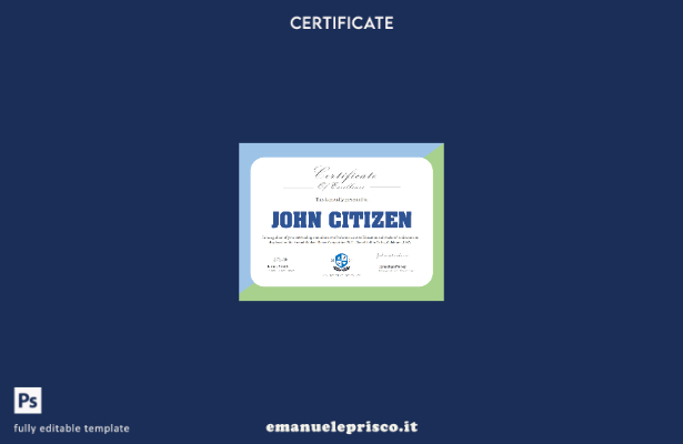 modello di certificato USA Dance stile verificato