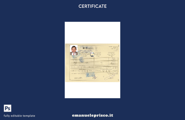 modello di certificato di nascita in Afghanistan in stile verificato