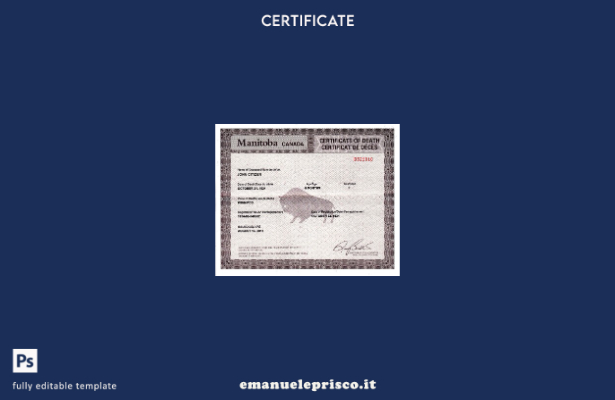stile verificato Modello di certificato di morte di partenza per statistiche vit