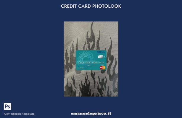 modello anteriore con photolook di addebito mastercard bancaria Argentina BBVA i