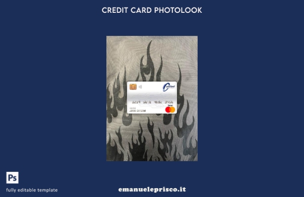 modello anteriore photolook della carta di debito master della banca Canada Craw