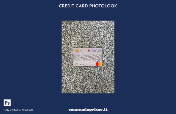 modello anteriore photolook della carta di debito principale della banca China C