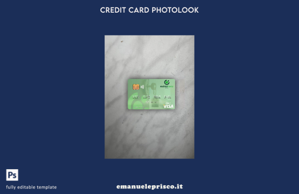 modello anteriore photolook della carta di debito visto Moldova MobiasBanca stil
