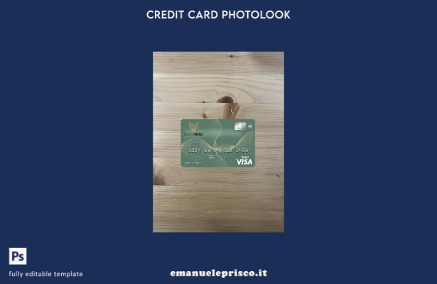 modello anteriore photolook della carta visto Angola Banco Yetu in stile verific