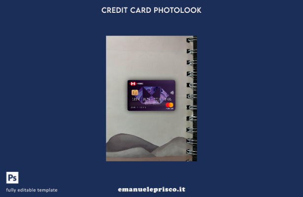 modello anteriore photolook mastercard Grecia HSBC stile verificato