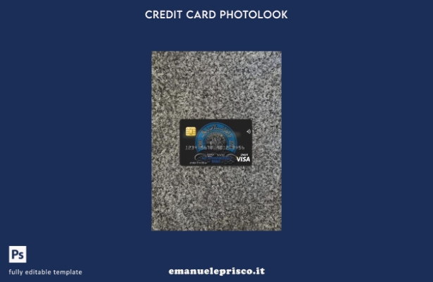 modello frontale della carta visto bancario Afghanistan Da stile verificato
