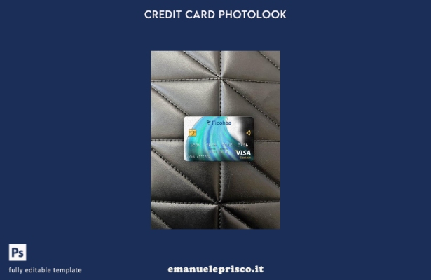 modello frontale photolook con carta elettronica per visto bancario Nicaragua Ba