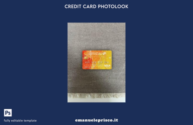 modello frontale photolook con carta elettronica visto Jordan Commercial Bank JC