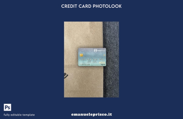 modello frontale photolook con carta elettronica visto Liechtenstein Union stile