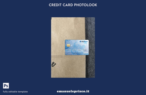modello frontale photolook con carta visto bancario Ata della Bosnia ed Erzegovi
