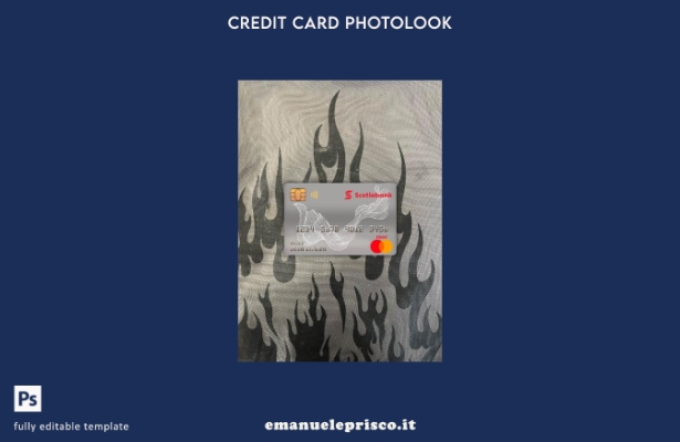 modello frontale photolook della carta di debito principale Canada Scotiabank st