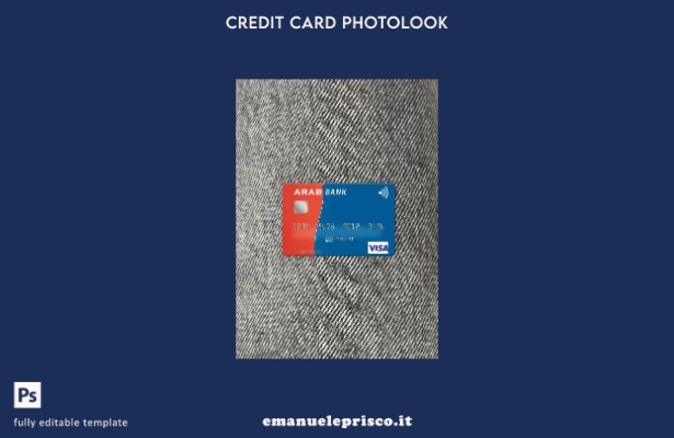 modello frontale photolook della carta visto Algeria Arab Bank Algeria stile ver