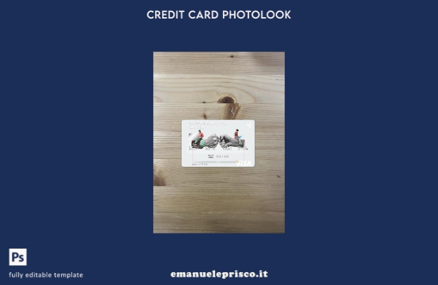 modello frontale photolook della carta visto Argentina Grupo Financiero Galicia