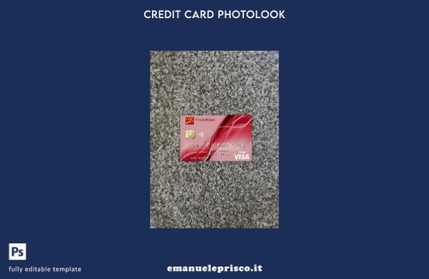 modello frontale photolook della carta visto bancario internazionale Bahamas Fir