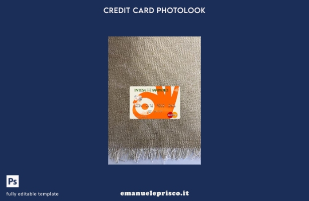 modello frontale photolook mastercard Albania Intesa Sanpaolo Bank stile verific