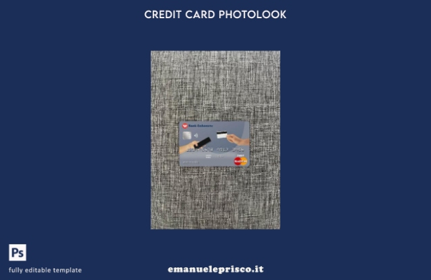 modello frontale photolook mastercard Botswana Bank Gaborone stile verificato