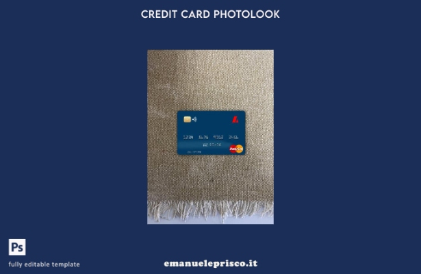 modello frontale photolook mastercard Islanda Landsbankinn stile verificato