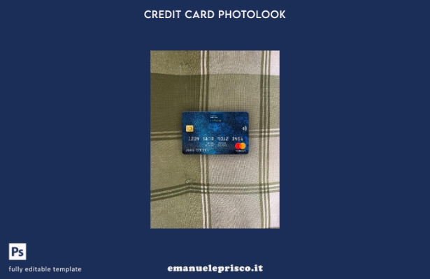 modello frontale photolook mastercard Jordan Bank of Jordan in stile verificato