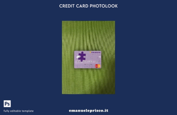 modello frontale photolook mastercard Libano Byblos Bank in stile verificato