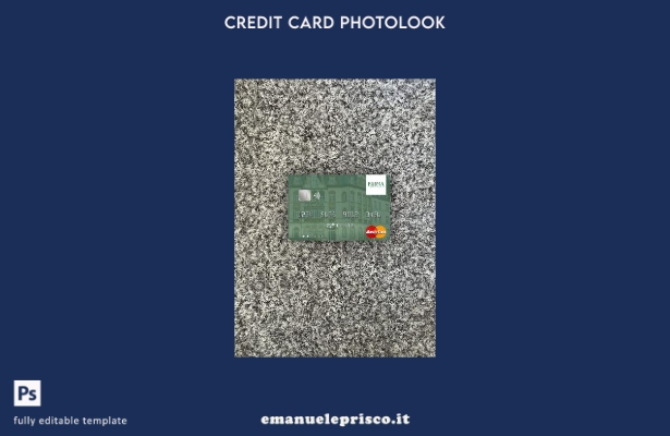 modello frontale photolook mastercard Luxembourg Banque Fortuna stile verificato