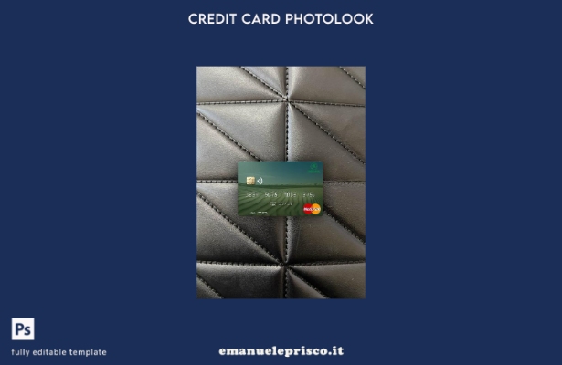 modello frontale photolook mastercard Mauritania Chinguitty Bank in stile verifi