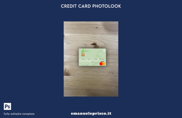 modello frontale photolook mastercard Oman Bank Dhofar stile verificato