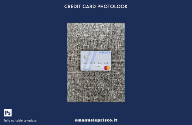 modello frontale photolook mastercard Portogallo Abanca stile verificato