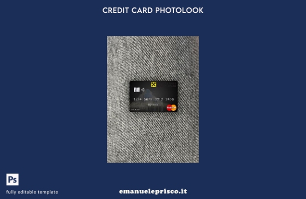 modello frontale photolook mastercard Ucraina stile verificato della Raiffeisen