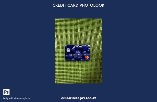 modello frontale photolook mastercard banca Messico Inbursa stile verificato