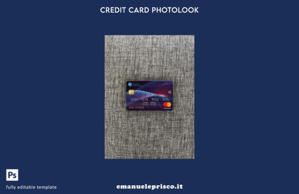 modello frontale photolook mastercard della Banca Industriale della Corea del Su