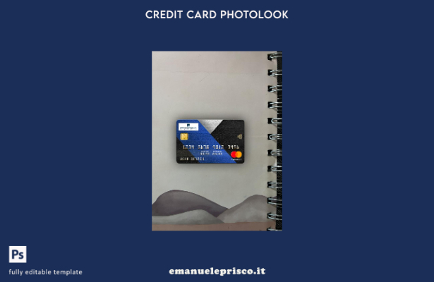 modello frontale photolook mastercard della Banca del Libano degli Emirati Arabi