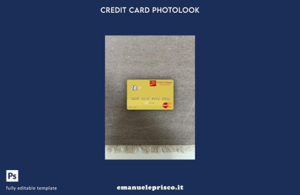 modello frontale photolook mastercard della FirstCaribbean International Bank di