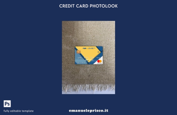 modello frontale photolook mastercard della Israel First International Bank in s