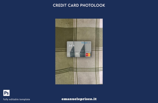 modello frontale photolook mastercard della Liberia Access Bank in stile verific