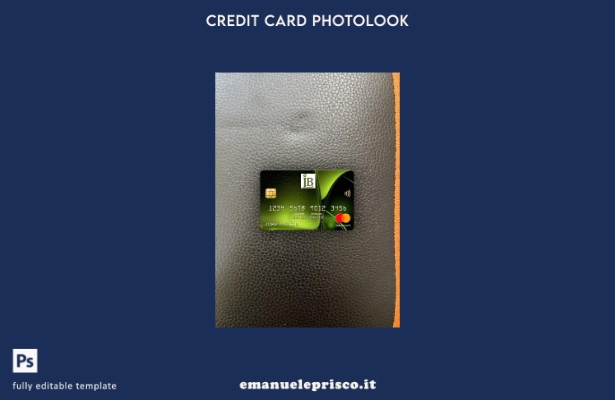 modello frontale photolook mastercard della Liberia IB International Bank in sti