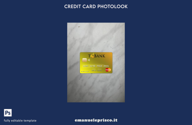 modello frontale photolook mastercard della banca Bhutan T in stile verificato