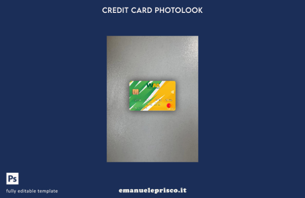 modello frontale photolook mastercard della banca per la gestione dei rifiuti US
