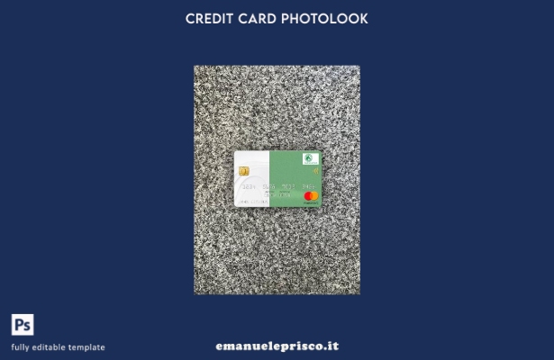 modello frontale photolook mastercard della banca sudanese saudita stile verific