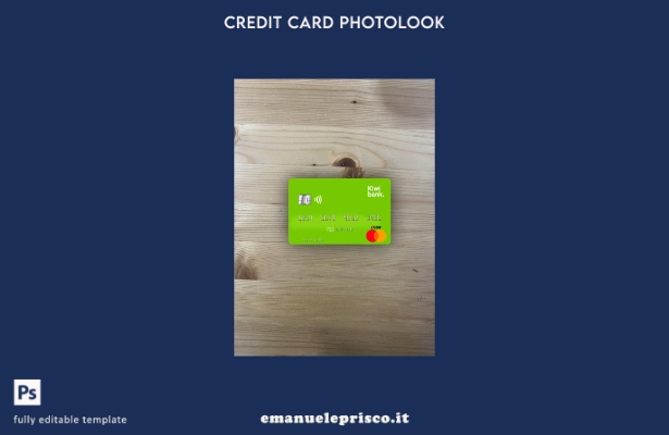 modello frontale photolook mastercard neozelandese stile verificato