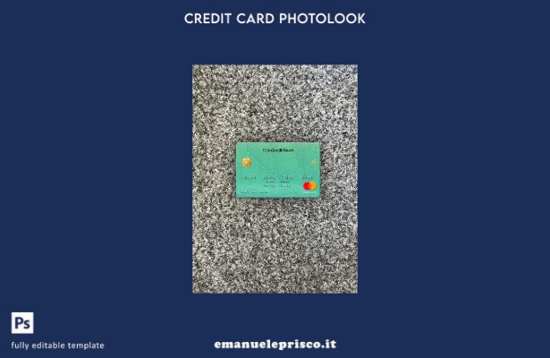 modello frontale photolook mastercard olandese Triodos Bank in stile verificato