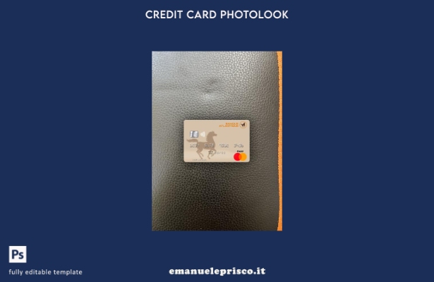 modello frontale photolook mastercard stile Mali Banque Atlantique verificato
