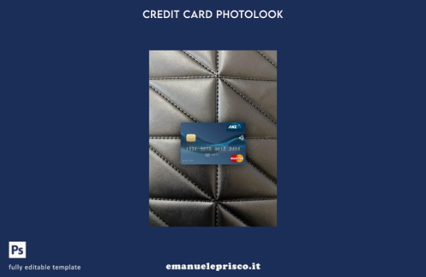 modello frontale photolook mastercard stile verificato Kiribati ANZ Bank